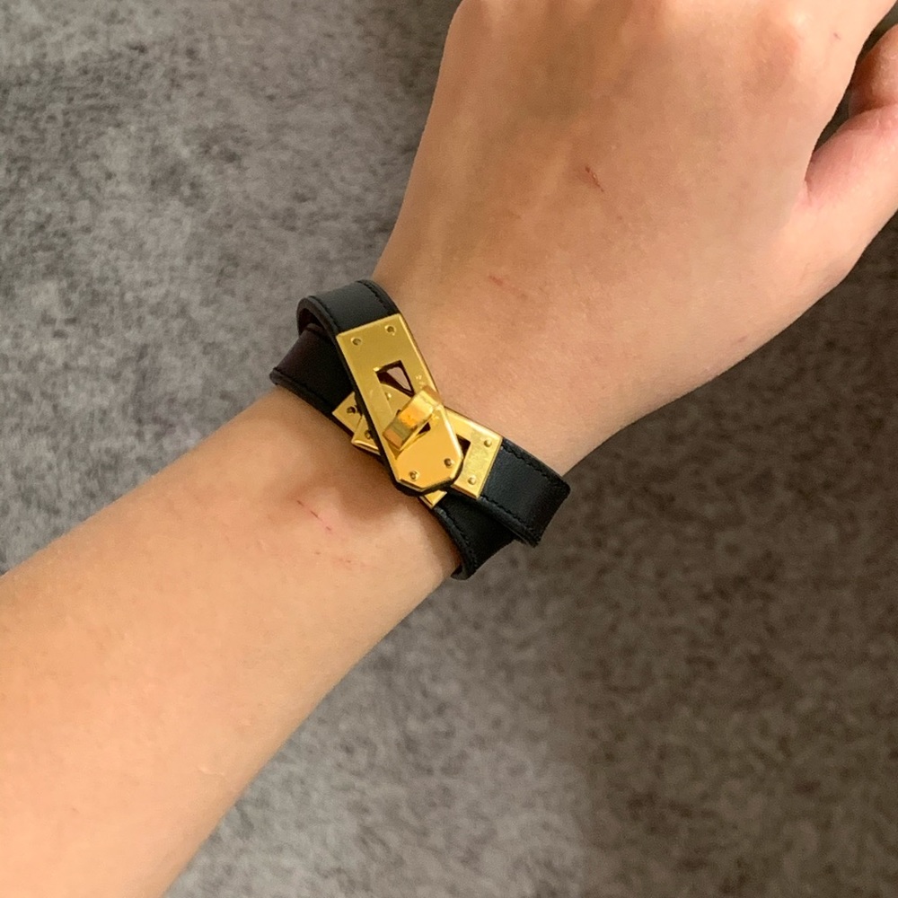 - SOLD OUT -AUTHENTIC HERMES KELLY DOUBLE TOUR BLACK